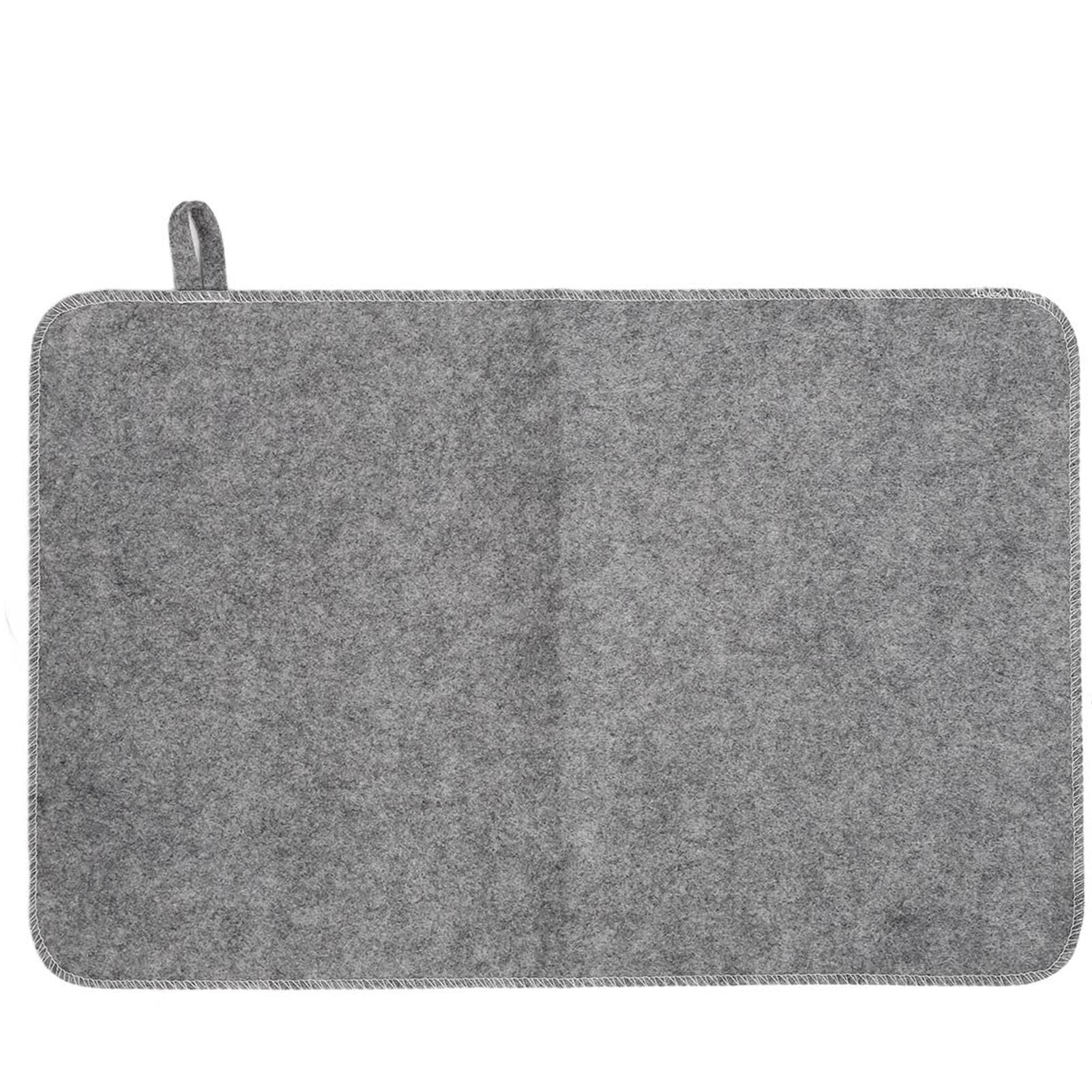Photo 1 of Dioche Felt Sauna Mat Cushion, Heat Insulation Mat for Sauna Bath House Shower Room, Portable and Water Absorbent Sauna Spa Bathmat for Men Women