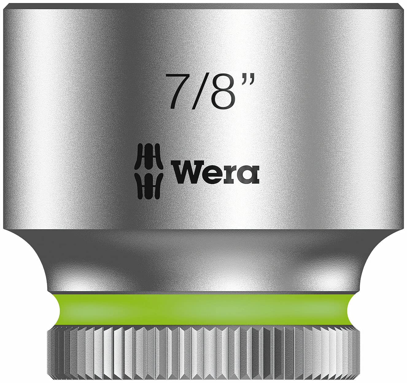 Wera 05003580001 7/8-Inch 8790 HMB Zyklop Socket with Hexagon Drive - Silver