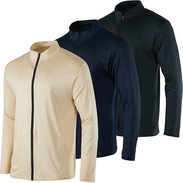 トップス ZIP LONG SLEEVE POLO - REVERBERATE REVERBERATE ZIP LONG SLEEVE POLO