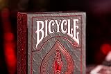 Bicycle Metalluxe Red Playing Cards 1 Deck Air Cushion Finish Professional view 5