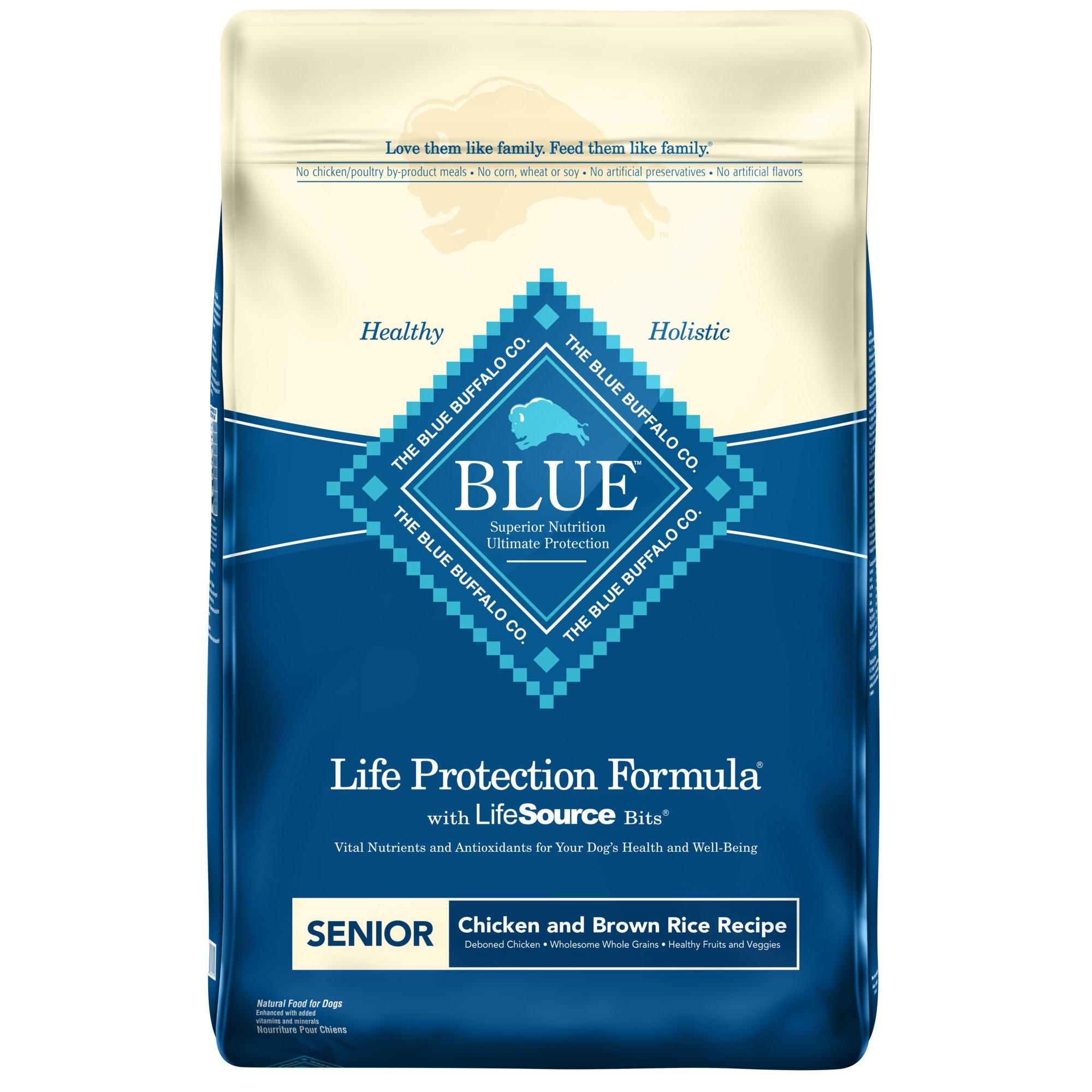 Blue Buffalo Life Protection Formula Natural Senior Dry Dog Food