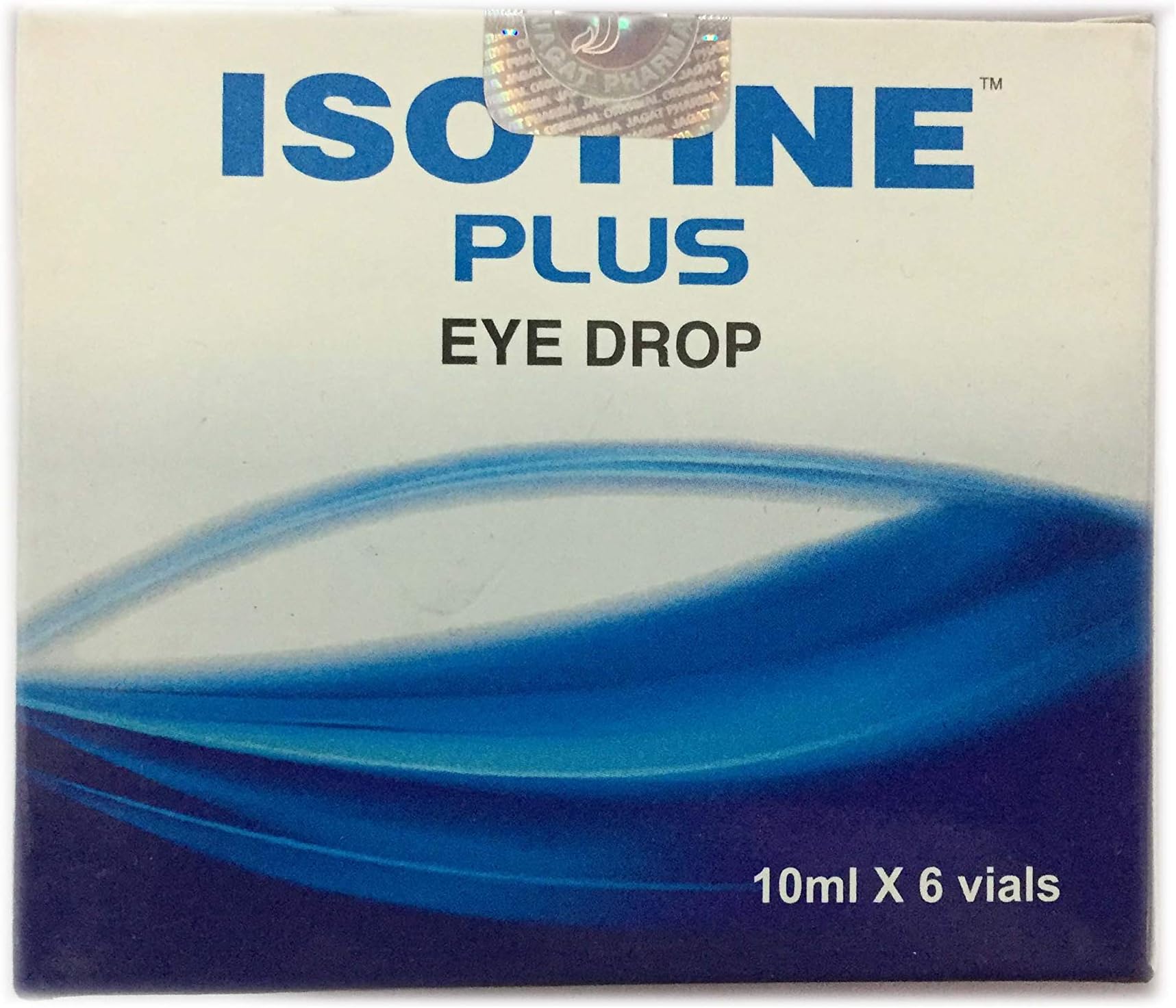 Isotine plus eye drop pack of 6*10ml Vials Plus 1 Box