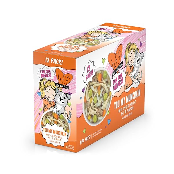 WERUVA BEST FIDO FRIEND FUN SIZE MEALS FOR DOGS, YOU MY MUNCHKIN, 2.75OZ CUP, PACK OF 12