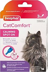 Beaphar CatComfort Calming Spot-On for Cats 3 Pipettes Reduces Anxiety