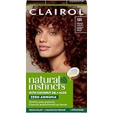 Clairol Natural Instincts Demi-Permanent Hair Dye, 5R Medium Auburn, 1 Pk | Ammonia‑Free, Vegan Hair Color with Coconut Oil &amp; Aloe Vera