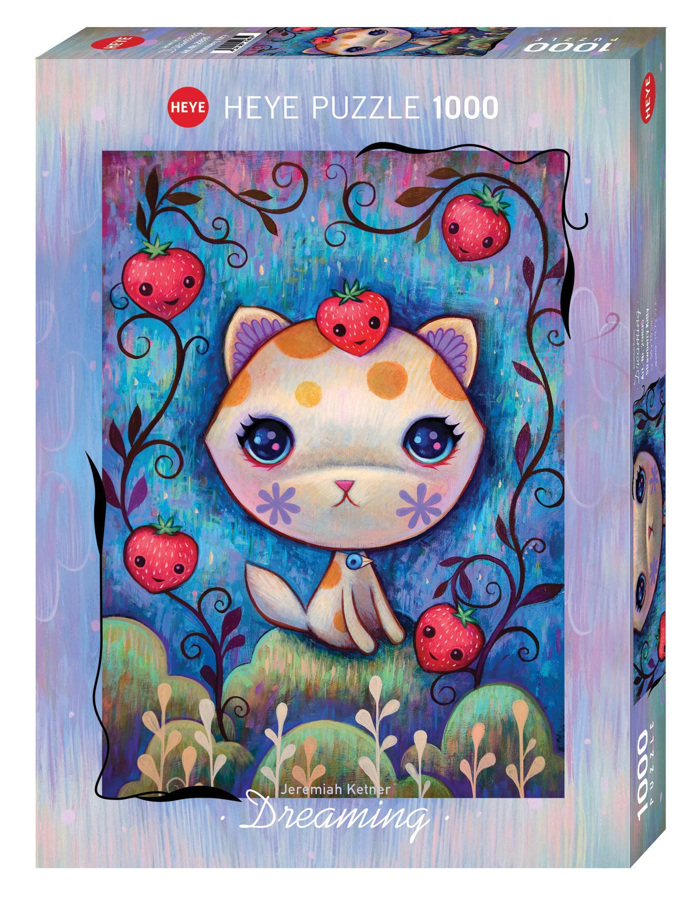 Heye Puzzles - 1000 pc Strawberry Kitty