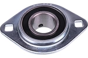 LSSOCH New 1" Pressed Steel Two Bolt Flange Bearing SBSFL205-16 SBPFL205-16