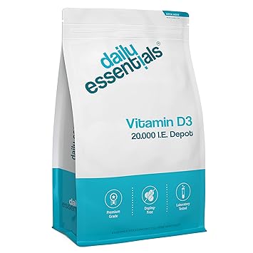 Vitamin D3 20000 Ie Depot 250 Tabletten Alle 20 Tage Eine Tablette Hohe Bioverfügbarkeit Laborgeprüft Ohne Magnesiumstearat Hochdosiert