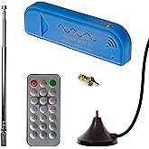 Nooelec NESDR Mini 2+ 0.5PPM TCXO RTL-SDR y ADS-B Juego de receptor USB con antena, soporte y adaptador SMA hembra. Sintoniza