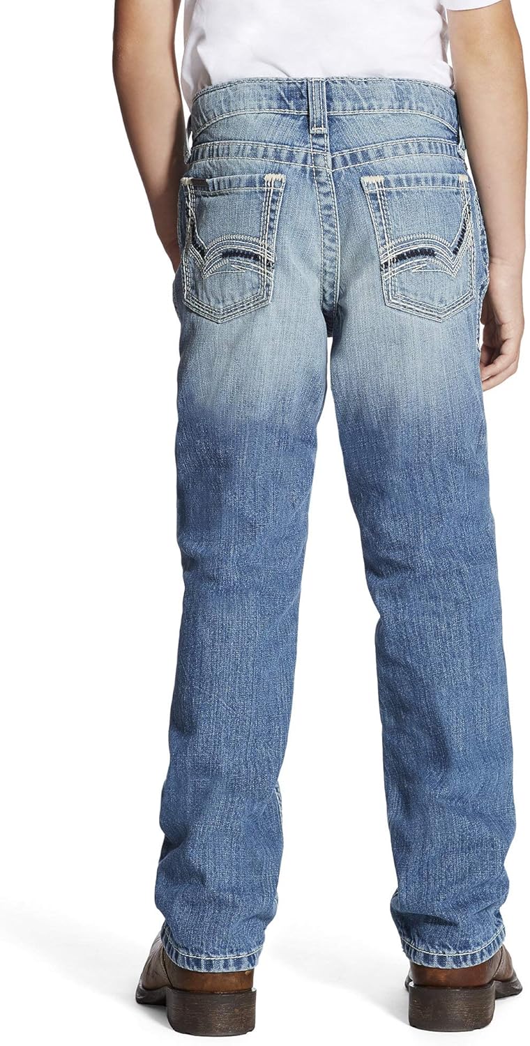 ARIAT Boys' Big B4 Relaxed Bootcut Jean: Clothing