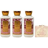 Bath &amp; Body Works Together Weather 3 Piece Daily Nourishing Body Lotion Gift Set with a Himalayan Salts Springs Bar Soap - Full Size
