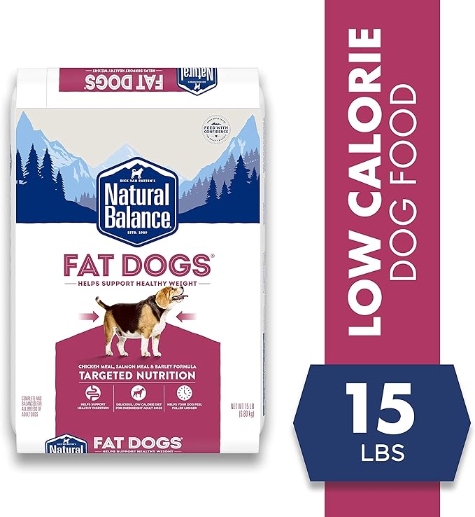 natural balance dog food fat dog