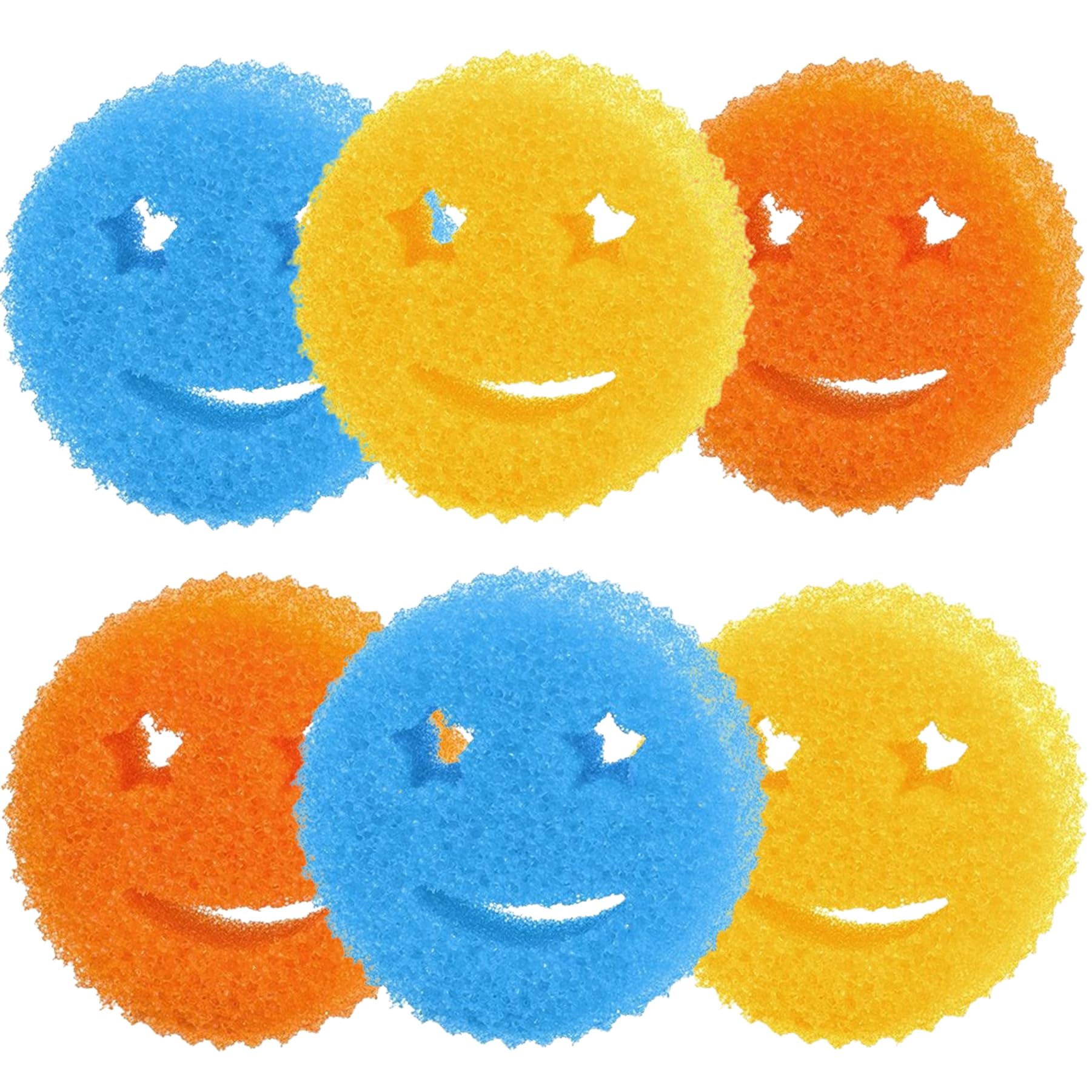 Photo 1 of ** PARTIAL SET ** HELIME Scrub Sponges Dish Scrubber, Non-Scratch Multi-Functional Color Sponge, Temperature Controlled Cleaning Pads, Dishwasher Safe for Kitchen, Bathroom, Stain Odor Resistant BPA Free Polymer Foam