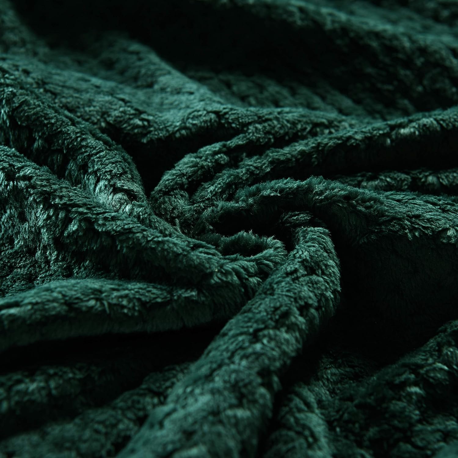 Exclusivo Mezcla Fleece Bed Blanket King Size, Super Soft and Warm Blankets for Couch Sofa and Bed Waffle Textured, Cozy - Image 5