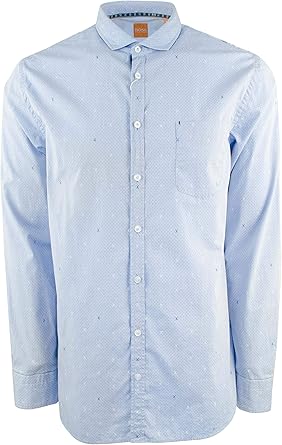 Amazon.com: Hugo Boss - Camisa de algodón con botones para hombre, Camisetas  abotonadas, XXL, azul (Open Blue): Hugo Boss: Clothing