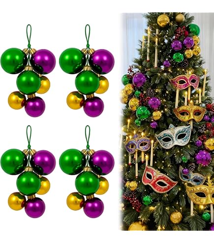 Ornamento In Vetro December Diamonds - Jester Alligator Tema Mardi Gras, 15,2 Cm, Decorazione Appendibile - 2