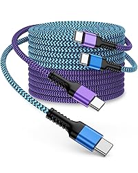 2Pack USB C to USB C Cable 3FT Certified Braided