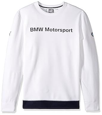 sudadera puma bmw blanca