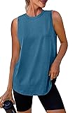 Womens Summer Tops Yoga Sleeveless Workout Tops