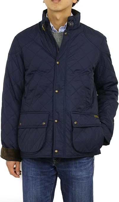Polo Ralph Lauren Mens Quilted Outerwear Jacket - XXL - Aviator Navy at Amazon Menâs Clothing store