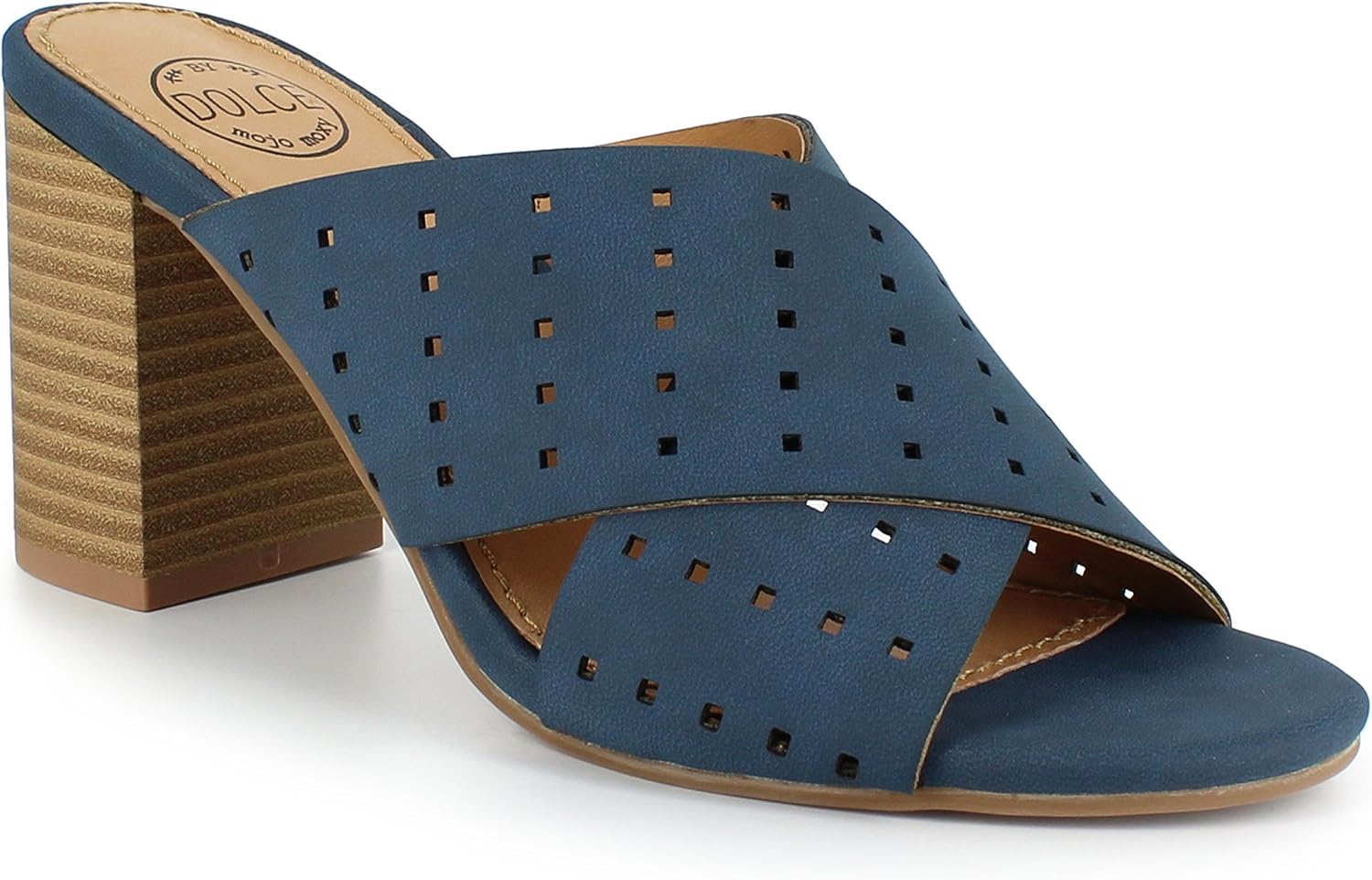 wonders block heel sandal