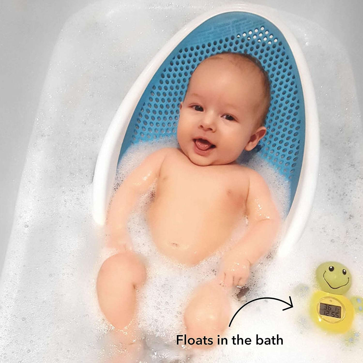nuby turtle bath & room thermometer