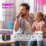 Dislocati Kids Karaoke Machine Bluetooth Speaker with 2 Microphones view 4