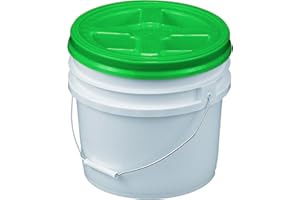 MINGTAWN DAONEG 3.5 Gallon Bucket Kit with Green Gamma Seal Screw-on Threaded Lid