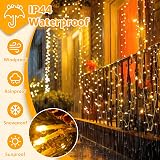 Ollny Christmas Tree Lights 10m 100 LED Warm White Outdoor Waterproof view 4