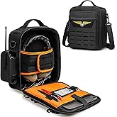 Damero Pilot Headset Bag, Aviation Headset Case, Pilot Bag with Top handle and Detachable Shoulder Strap for Aviation Headset, Kneeboard, iPad and More, Patent Design