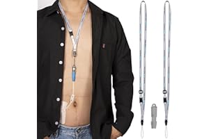 MANDMCARES Smaller Peritoneal Dialysis Catheter Transfer Set Holder. PD Secure Shower Accessories. 2 Adjustable Neck Lanyards with, Breakaway Feature for Safety. (Gray)