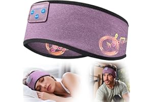 Voerou Sleep Headphones Wireless Bluetooth 5.4 Sports Headband, Comfortable Sleeping Headphones with HD Stereo Speakers, Uniq