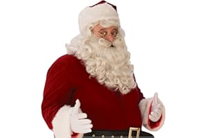 RUBIES Rubie's Men's Value Santa Beard and Wig Set