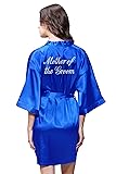 Satin Kimono Rhinestone Mother of The Groom Robe
