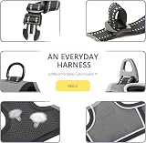 HEELE No Pull Dog Harness Large Reflective Adjustable Front Back Leash view 4