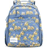 Simple Modern Minions Kids Backpack for School, Girls, Boys | 12L | Fletcher Despicable Me Bookbag, School Backpack for Toddler, Preschool, Kindergarten | Fits Lunch Box, Cute | Medium