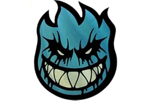 VATH Spitfire Flame Head Blue Mask Sticker 60mmW x 80mmH / 3 1/8H"x 2 3/8W" [C43]
