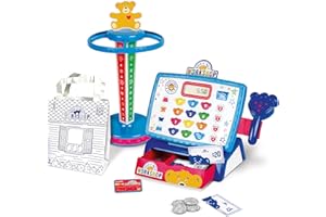 Casdon Build-A-Bear Workshop Toy Shop & Checkout Set | Officially Licensed Build-A-Bear Toy Play Set | Perfect for Roleplay f