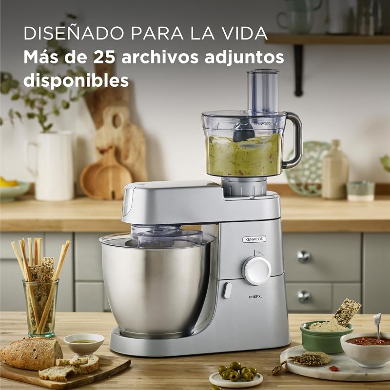KVL4100S Misturador Planetário, 50 W, 6,7 litros, prata