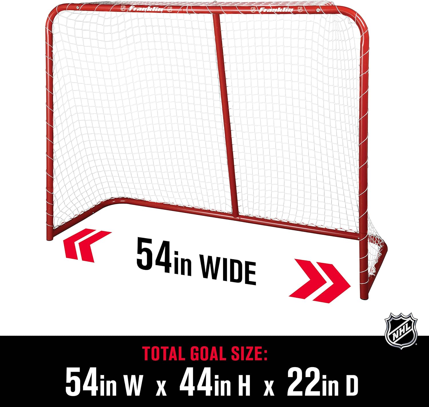Franklin Sports Street Hockey Goal - Steel Street Hockey Net - All Weather Durable Outdoor Goal - 54" : Sports & Outdoors