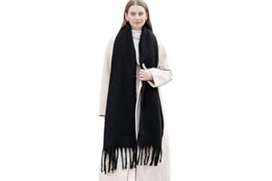 Wander Agio Winter Warm Scarf Long Pashmina Extra Large Shawls and Wraps for Women Large Blanket Scarves Solid