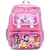 Ruz - Princess 12 Inch Pre-School backpack with Padded Back and Adjustable Straps, Medium, Pink, A28238