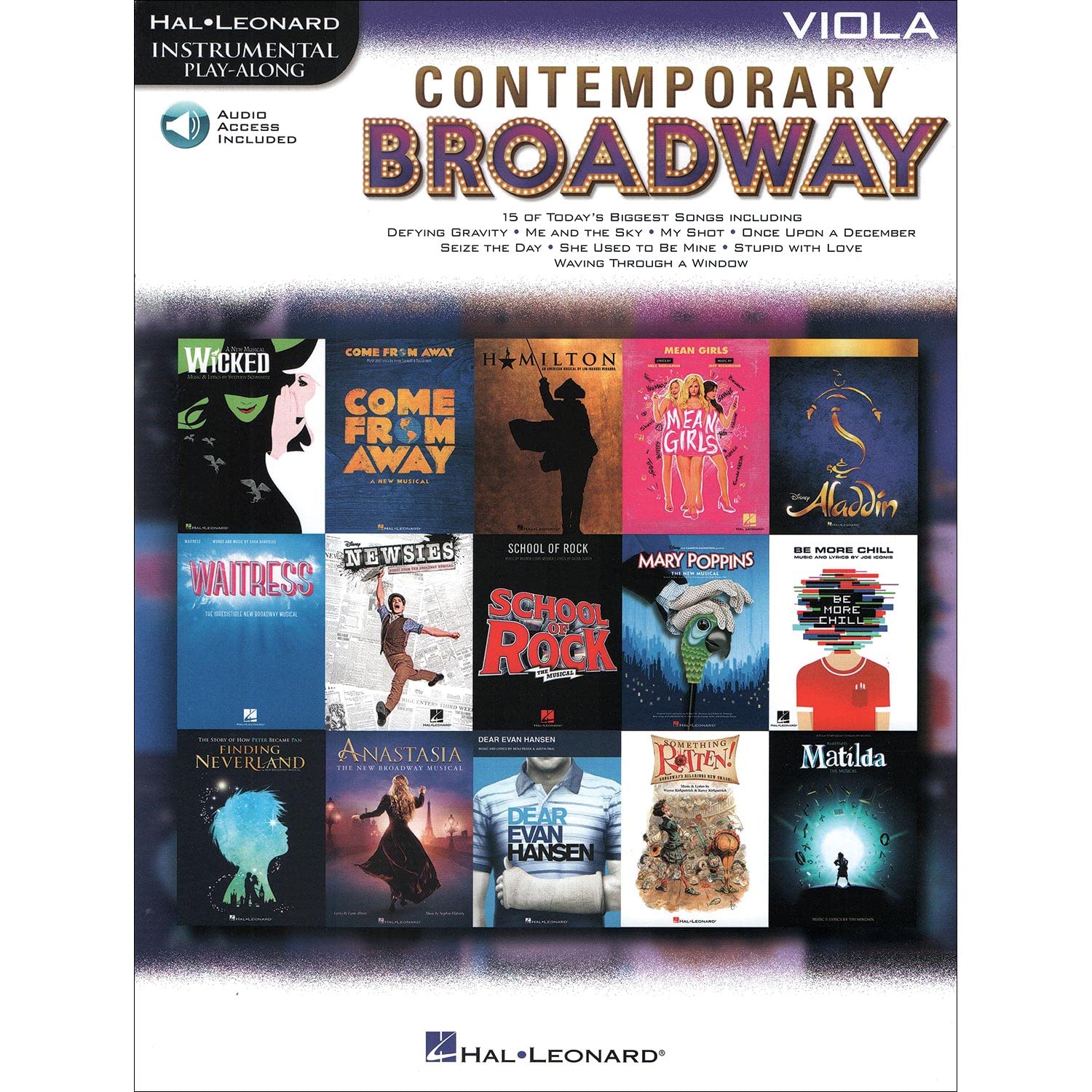 Contemporary Broadway: Instrumental Play-Along for Viola