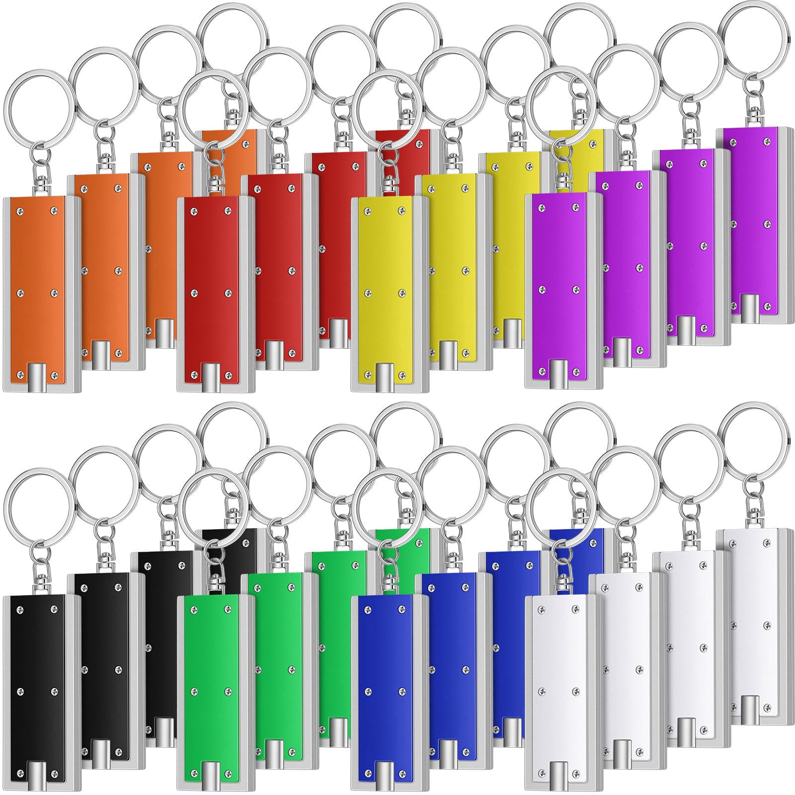 Photo 1 of Hicarer Flashlights Keychain Bulk Mini Powerful LED Keychain Lights Portable Flashlight for Emergency Camping Outdoor Equipment Party ()