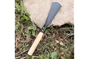 Lawn Mower Deck Cleaning Shovel, Garden Trowel, Heavy Duty Stainless Steel Hand Shovel for Gardening, Non-Slip Grip, Rust Res