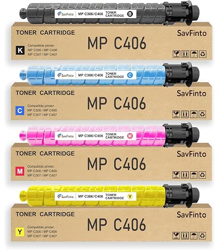 Amazon.com: SavFinto MP C406 MP C307 MP C407 MP C306 Toner