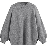 CIDER Womens Wool Blend Oversized Knit Sweater Pullover Crew Neck Casual Cozy Sweaters Trendy