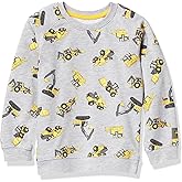 John Deere Toddler Boys' French Terry Pullover, Heather Grey, 2T