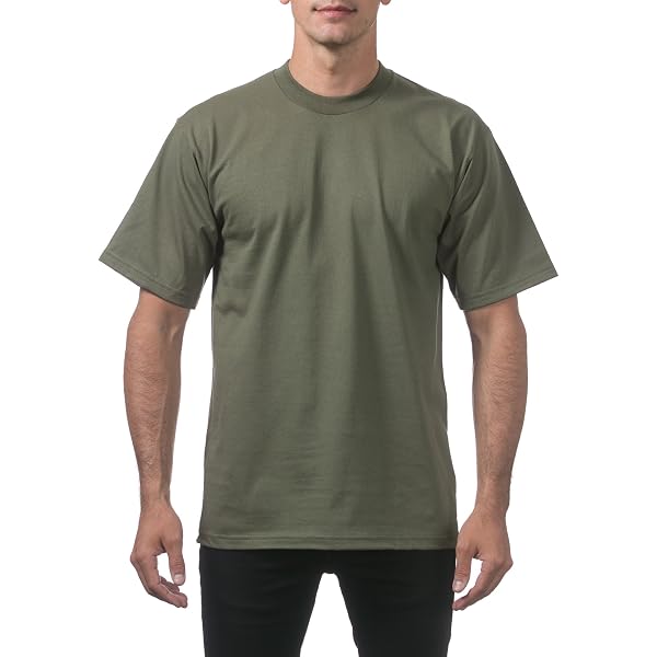 UltraClub Men's Moisture-Wicking Performance Tee – Military Green, 6X-Large, Athletic Fit, Tagless & Snag-Resistant - View #14