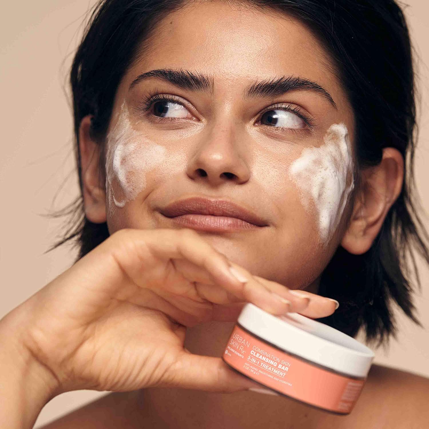 Urban Skin Rx Combination Skin Cleansing Bar | 3-in-1 Daily Cleanser, Exfoliator, and Mask Smooths, Hydrates, + Improves the Appearance of Skin Tone + Texture, Formulated with Salicylic Acid | 2.0 Oz: Beauty